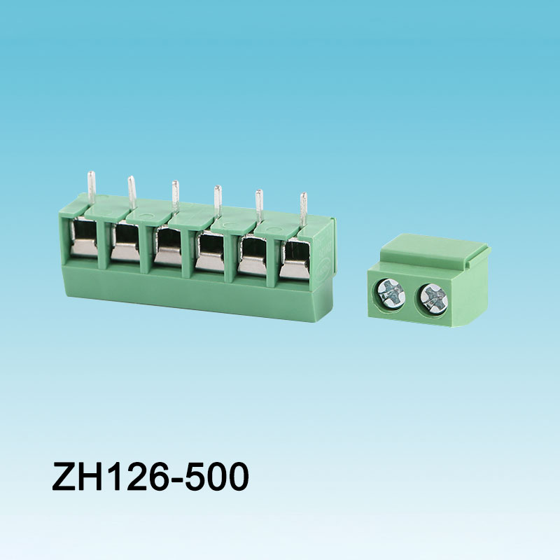 সবুজ 126-500 PCB স্ক্রু টার্মিনাল