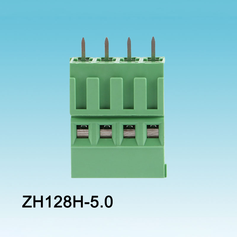 সবুজ 128 উচ্চ অবস্থান PCB স্ক্রু টার্মিনাল