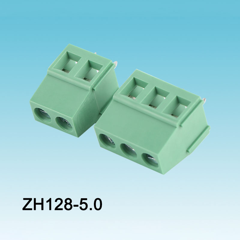 সবুজ 128 স্ক্রু PCB টার্মিনাল ব্লক